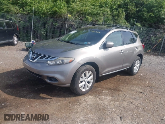 2012 Nissan Murano S with VIN JN8AZ1MWXCW209217, listed as a IAAI auction lot 42257746 with 125,637 mi miles and . Bid and sale history available at DreamBid. Image 2.