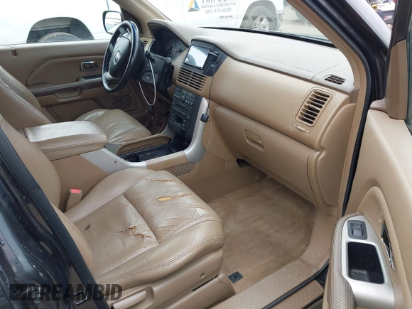 2005 Honda Pilot EX-L с VIN 2HKYF18565H566536, выставлен на аукционе IAAI как лот 42283758 с пробегом 131 630 миль миль и . История ставок и продаж доступна на DreamBid. Изображение 5.