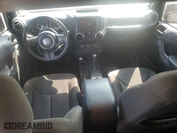 2018 Jeep Wrangler JK Unlimited Sport S with VIN 1C4BJWDG4JL810926, listed as a Copart auction lot 72987394 with 72,213 mi miles and Salvage Title. Bid and sale history available at carsss.com. Image 8.