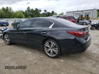 2019 Infiniti Q50 Luxe с VIN JN1EV7AR1KM590382, выставлен на аукционе Copart как лот 58008505 с пробегом 53 026 миль миль и Списание • Salvage title. История ставок и продаж доступна на DreamBid. Изображение 2.
