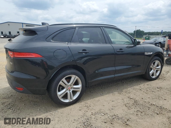 2018 Jaguar F-Pace with VIN SADCL2FN2JA252044, listed as a Copart auction lot 66564134 with 67,515 mi miles and Salvage title. Bid and sale history available at DreamBid. Image 3.