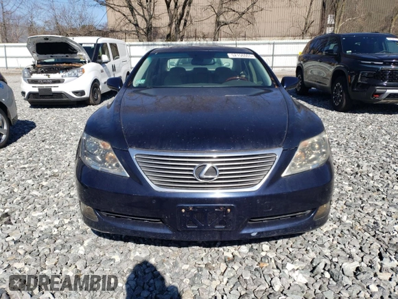 2008 Lexus LS 460 L with VIN JTHGL46F385020961, listed as a Copart auction lot 52156065 with 169,933 mi miles and Clean title. Bid and sale history available at DreamBid. Image 5.