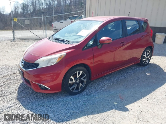 2015 Nissan Note SV with VIN 3N1CE2CP7FL396056, listed as a IAAI auction lot 41790744 with 124,029 mi miles and . Bid and sale history available at DreamBid. Image 2.