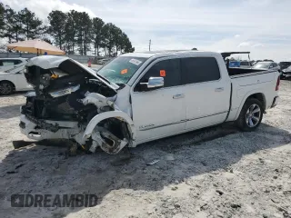 2020 Ram 1500 Limited with VIN 1C6SRFHT9LN370216, listed as a Copart auction lot 49247865 with 0 mi miles and Salvage Title. Bid and sale history available at carsss.com. Image 1.