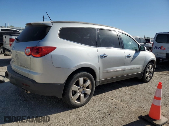 2011 Chevrolet Traverse LTZ with VIN 1GNKVLED4BJ396140, listed as a Copart auction lot 53186315 with Not Provided miles and Clean Title. Bid and sale history available at DreamBid. Image 3.