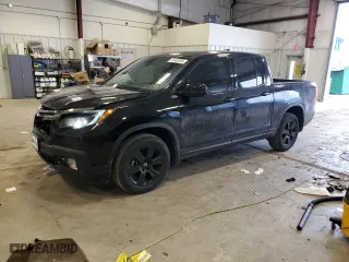 2020 Honda Ridgeline Black Edition with VIN 5FPYK3F81LB021805, listed as a Copart auction lot 43483285 with 66,017 mi miles and Salvage Title. Bid and sale history available at carsss.com. Image 1.