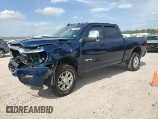 2024 Ram 2500 Laramie with VIN 3C6UR5FJ3RG351408, listed as a Copart auction lot 52625585 with 6,191 mi miles and Salvage Title. Bid and sale history available at carsss.com. Image 1.