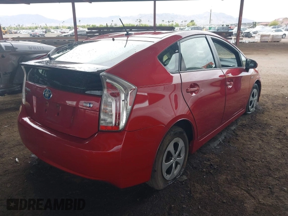 2014 Toyota Prius Four z VIN JTDKN3DU8E1765449, wystawiony jako IAAI lot #42208013 z przebiegiem 99 279 mil mil oraz . Historia ofert i sprzedaży dostępna na DreamBid. Obrazek 4.