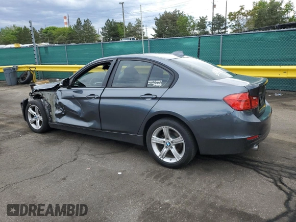 2015 BMW 3 Series 320i xDrive with VIN WBA3C3G58FNS73929, listed as a Copart auction lot 57591425 with 83,654 mi miles and Salvage title. Bid and sale history available at DreamBid. Image 2.