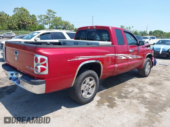 2006 Dodge Dakota SLT with VIN 1D7HE42K96S570558, listed as a IAAI auction lot 42016089 with 144,365 mi miles and . Bid and sale history available at carsss.com. Image 4.