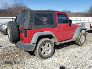 2012 Jeep Wrangler Sport with VIN 1C4AJWAGXCL194071, listed as a Copart auction lot 48008795 with 109,658 mi miles and Salvage title. Bid and sale history available at DreamBid. Image 3.
