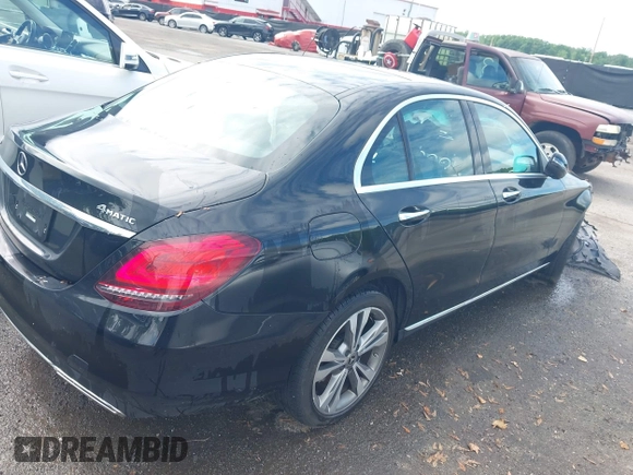 2019 Mercedes-Benz C 300 with VIN WDDWF8EB1KR459513, listed as a IAAI auction lot 42242025 with 35,138 mi miles and . Bid and sale history available at DreamBid. Image 4.