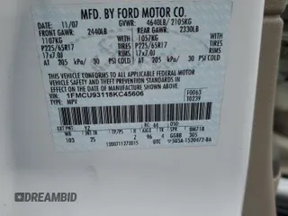 2008 Ford Escape XLT с VIN 1FMCU93118KC45606, выставлен на аукционе Copart как лот 58634705 с пробегом 122 209 миль миль и Списание • Salvage title. История ставок и продаж доступна на DreamBid. Изображение 13.
