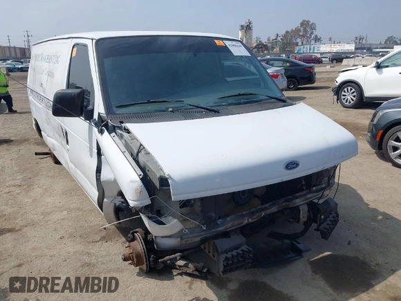1999 Ford Econoline Cargo with VIN 1FTRE1421XHA35992, listed as a IAAI auction lot 42008448 with 293,689 mi miles and . Bid and sale history available at carsss.com. Image 1.