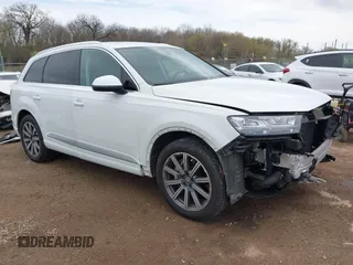 2019 Audi Q7 Premium Plus with VIN WA1LHAF70KD037443, listed as a IAAI auction lot 42109601 with 38,951 mi miles and . Bid and sale history available at DreamBid. Image 1.