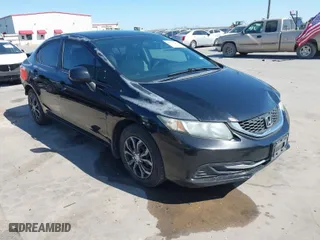 2013 Honda Civic Sdn LX with VIN 2HGFB2F56DH515297, listed as a IAAI auction lot 41758206 with 162,188 mi miles. Bid and sale history available at carsss.com. Image 1.