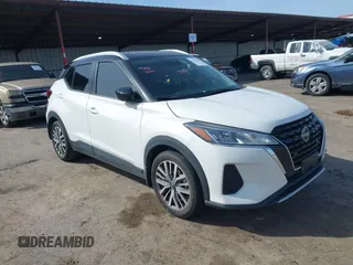 2023 Nissan Kicks SV with VIN 3N1CP5CV4PL482033, listed as a IAAI auction lot 41852185 with 40,488 mi miles and . Bid and sale history available at DreamBid. Image 1.
