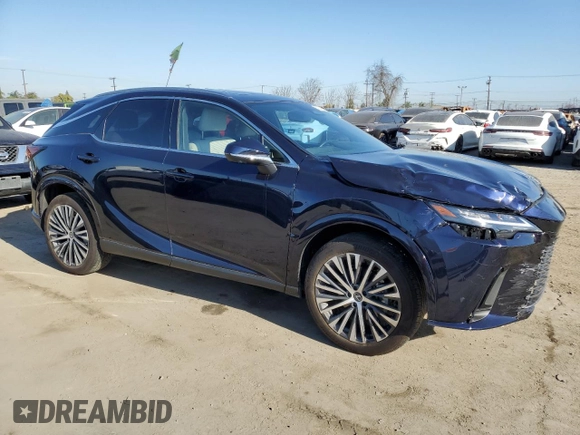 2024 Lexus RX 350 with VIN JTJCHMAA7R2020524, listed as a Copart auction lot 52643205 with 6,628 mi miles and Salvage title. Bid and sale history available at DreamBid. Image 4.