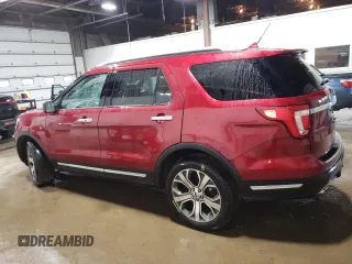 2019 Ford Explorer Platinum with VIN 1FM5K8HT7KGA78276, listed as a Copart auction lot 60153105 with 67,394 mi miles and Salvage title. Bid and sale history available at DreamBid. Image 2.