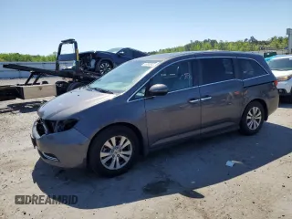 2016 Honda Odyssey EX-L with VIN 5FNRL5H64GB133828, listed as a Copart auction lot 53992655 with 68,905 mi miles and Salvage Title. Bid and sale history available at carsss.com. Image 1.