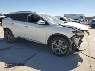 2020 Nissan Murano Platinum с VIN 5N1AZ2DJ3LN116837, выставлен на аукционе Copart как лот 46962105 с пробегом 70 097 миль миль и Списание • Salvage title. История ставок и продаж доступна на DreamBid. Изображение 4.