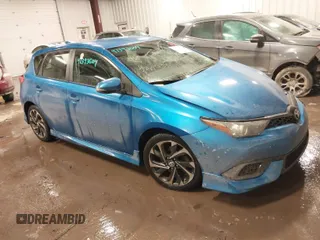 2017 Toyota Corolla iM with VIN JTNKARJE2HJ528757, listed as a IAAI auction lot 41393604 with 118,286 mi miles. Bid and sale history available at carsss.com. Image 1.
