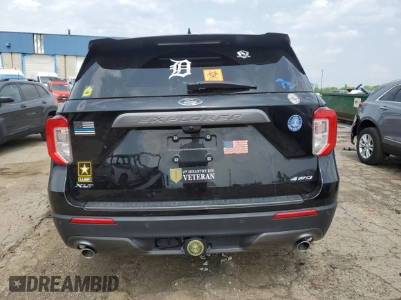 2023 Ford Explorer XLT с VIN 1FMSK8DH4PGB08216, выставлен на аукционе Copart как лот 59790055 с пробегом 7 226 миль миль и Чистый • Clean title. История ставок и продаж доступна на DreamBid. Изображение 6.
