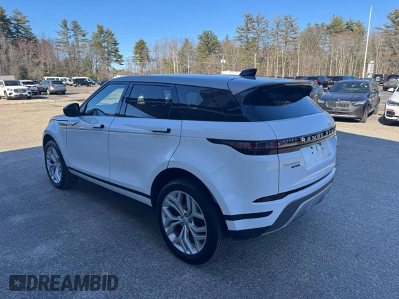 2020 Land Rover Range Rover Evoque S with VIN SALZJ2FX0LH040629, listed as a Copart auction lot 54973015 with 83,695 mi miles and Clean Title. Bid and sale history available at carsss.com. Image 3.