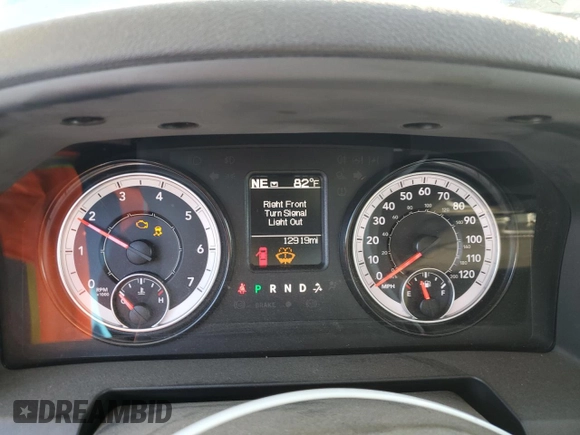 2022 Ram 1500 Tradesman with VIN 3C6JR6DG7NG330619, listed as a Copart auction lot 46096875 with 12,919 mi miles and Salvage title. Bid and sale history available at DreamBid. Image 9.