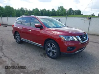 2018 Nissan Pathfinder SL with VIN 5N1DR2MM0JC625784, listed as a IAAI auction lot 42135191 with 49,650 mi miles and . Bid and sale history available at DreamBid. Image 1.