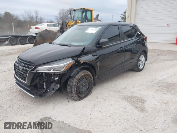 2024 Nissan Kicks S with VIN 3N1CP5BV2RL578375, listed as a IAAI auction lot 41498119 with 7,466 mi miles and . Bid and sale history available at DreamBid. Image 18.