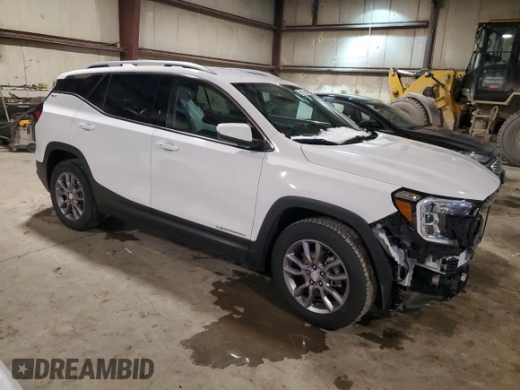 2023 GMC Terrain SLT with VIN 3GKALVEG0PL116802, listed as a Copart auction lot 48240075 with 56,471 mi miles and Clean Title. Bid and sale history available at carsss.com. Image 4.
