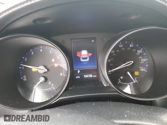 2020 Toyota C-HR LE with VIN NMTKHMBX1LR113300, listed as a Copart auction lot 49260125 with 104,106 mi miles and Salvage Title. Bid and sale history available at carsss.com. Image 9.