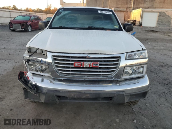 2006 GMC Canyon SLE1 with VIN 1GTDT196668156639, listed as a Copart auction lot 77270294 with 206,657 mi miles and Salvage Title. Bid and sale history available at carsss.com. Image 5.