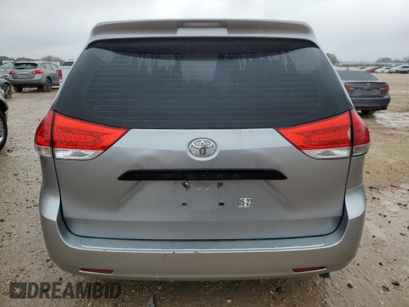2013 Toyota Sienna L with VIN 5TDZK3DC5DS369785, listed as a Copart auction lot 46327335 with 178,788 mi miles and Salvage Title. Bid and sale history available at carsss.com. Image 6.