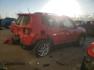 2018 Jeep Renegade Latitude with VIN ZACCJABB8JPG67201, listed as a Copart auction lot 48498875 with 0 mi miles and Salvage Title. Bid and sale history available at carsss.com. Image 3.