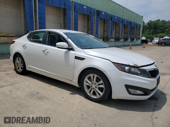 2013 Kia Optima EX z VIN 5XXGN4A78DG168380, wystawiony jako Copart lot #59314155 z przebiegiem Nie podano mil oraz Czysty tytuł • Clean title. Historia ofert i sprzedaży dostępna na DreamBid. Obrazek 4.