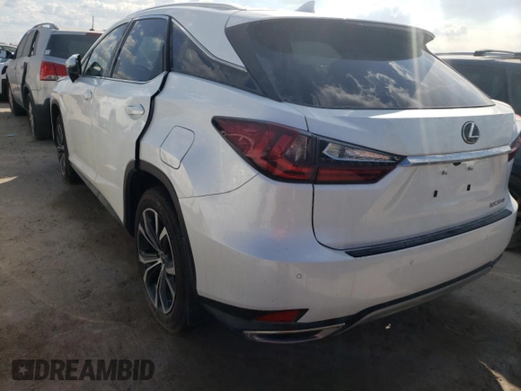 2022 Lexus RX with VIN 2T2HZMAA8NC245144, listed as a Copart auction lot 62462492 with 0 mi miles. Bid and sale history available at carsss.com. Image 3.