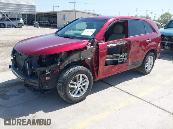 2015 Kia Sorento LX with VIN 5XYKT3A63FG630456, listed as a IAAI auction lot 41817900 with 102,382 mi miles. Bid and sale history available at carsss.com. Image 18.