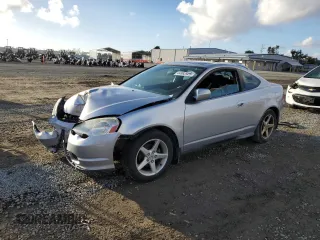 2002 Acura RSX Auto with VIN JH4DC54892C010967, listed as a Copart auction lot 44863925 with 149,237 mi miles and Salvage Title. Bid and sale history available at carsss.com. Image 1.