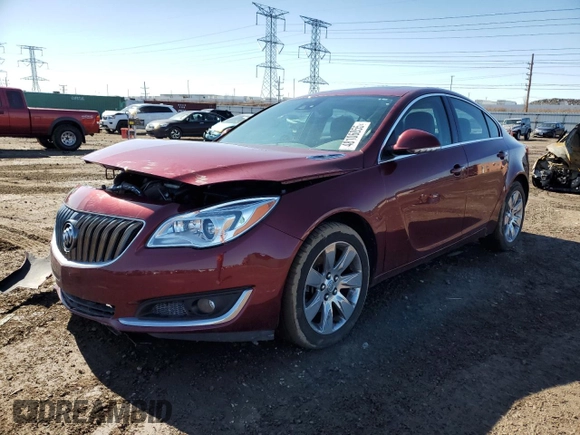 2017 Buick Regal Premium II with VIN 2G4GS5GX0H9108446, listed as a Copart auction lot 48106055 with 107,985 mi miles and Salvage Title. Bid and sale history available at DreamBid. Image 1.