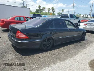2006 Mercedes-Benz S 430 with VIN WDBNG70J56A473445, listed as a Copart auction lot 57299425 with 145,553 mi miles and Salvage title. Bid and sale history available at DreamBid. Image 3.