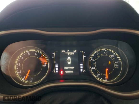 2017 Jeep Cherokee Latitude с VIN 1C4PJMCS4HW500557, выставлен на аукционе Copart как лот 54408435 с пробегом 125 360 миль миль и Списание • Salvage title. История ставок и продаж доступна на DreamBid. Изображение 9.