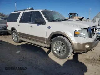 2011 Ford Expedition EL XLT with VIN 1FMJK1J50BEF11109, listed as a Copart auction lot 83397834 with 225,509 mi miles and Salvage Title. Bid and sale history available at carsss.com. Image 4.