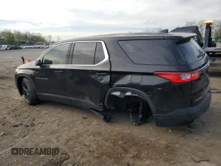 2020 Chevrolet Traverse LS z VIN 1GNERFKW7LJ313830, wystawiony jako Copart lot #51743465 z przebiegiem 56 874 mil mil oraz Szkoda całkowita • Salvage title. Historia ofert i sprzedaży dostępna na DreamBid. Obrazek 2.