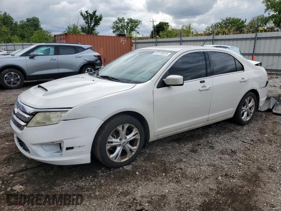 2012 Ford Fusion SE z VIN 3FAHP0HA1CR353093, wystawiony jako Copart lot #57113615 z przebiegiem 120 769 mil mil oraz Szkoda całkowita • Salvage title. Historia ofert i sprzedaży dostępna na DreamBid. Obrazek 1.