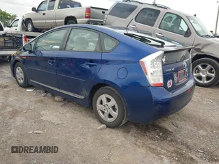 2010 Toyota Prius Four with VIN JTDKN3DU5A1266974, listed as a IAAI auction lot 42143273 with 179,635 mi miles and . Bid and sale history available at DreamBid. Image 3.