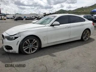 2019 BMW 4 Series 430i with VIN WBA4J1C52KBM16552, listed as a Copart auction lot 50657375 with 80,554 mi miles and Salvage Title. Bid and sale history available at carsss.com. Image 1.