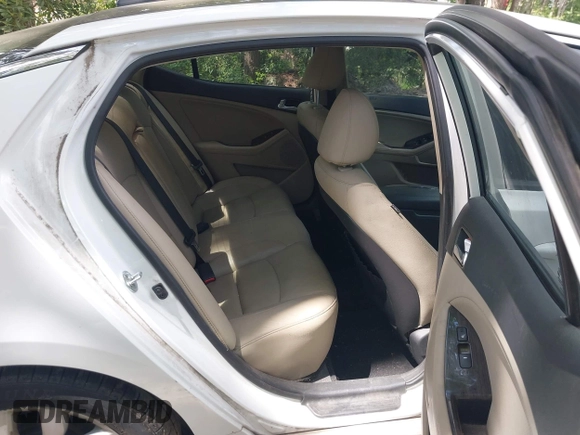 2015 Kia Optima EX with VIN 5XXGN4A75FG416779, listed as a IAAI auction lot 42642416 with 145,683 mi miles and . Bid and sale history available at DreamBid. Image 8.