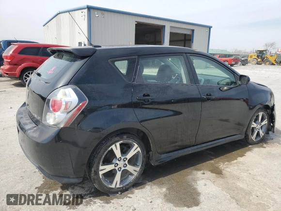 2010 Pontiac Vibe GT with VIN 5Y2SR6E00AZ400762, listed as a Copart auction lot 49232145 with 180,954 mi miles and Salvage Title. Bid and sale history available at carsss.com. Image 3.